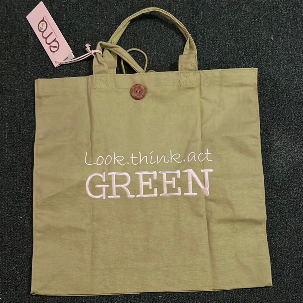 Eco-Friendly Green Tote Bag